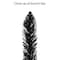 6ft. Pre-Lit Black Carson Pine Artificial Christmas Tree, Clear Lights